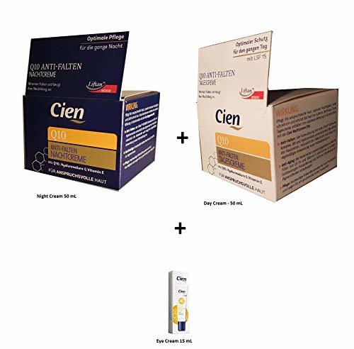 Social Lote de 3 cremes antiarrugas cien Q10 (50mL crema de noche