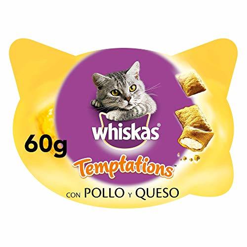 Whiskas Premios temptations para gatos de 60 g sabor pollo