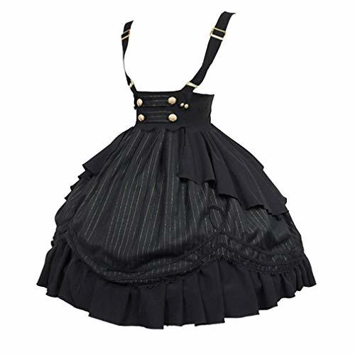 Producto Mcaishen Vestido Sin Tirantes Vintage para Mujer Falda Medieval Cos Maid Falda