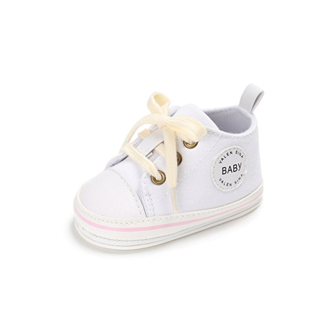 Zapatilla De Deporte Linda De La Lona Del Bebé Zapato Suave Antideslizante