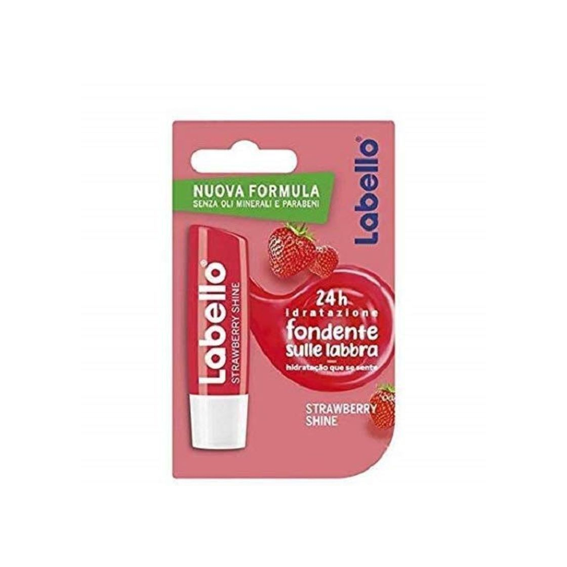 Social Labello Strawberry Shine Sabor de Fresa