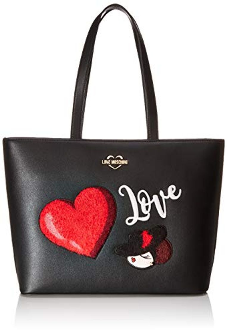 Producto Love Moschino Jc4090pp18lp0000, Bolso tipo tote Unisex Adulto, Negro