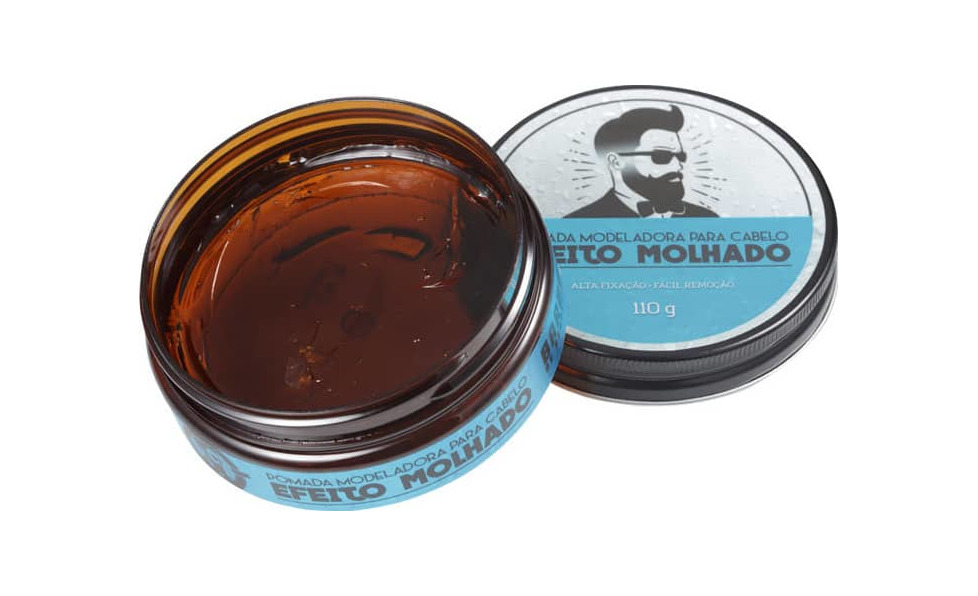 Product POMADA MODELADORA EFEITO MOLHADO BARBA DE RESPEITO 110G