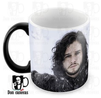 Moda Caneca Mágica - Game of Thrones - Jon Snow