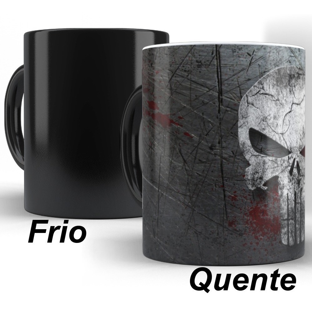 Moda Caneca Mágica - Justiceiro