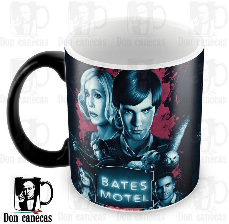 Moda Caneca Mágica - Bates Motel - Elenco