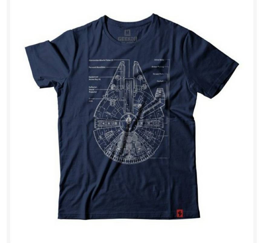 Moda Camiseta Millennium Falcon Twelve Parsecs | Studio Geek - A loja ...