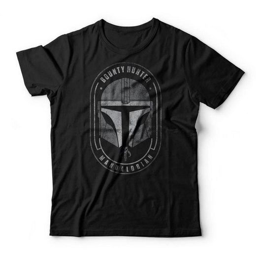 Moda Camiseta Mandalorian Helmet | Studio Geek 