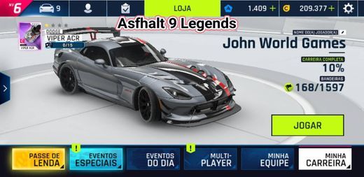 Videojuegos Asfhalt 9 Legends 