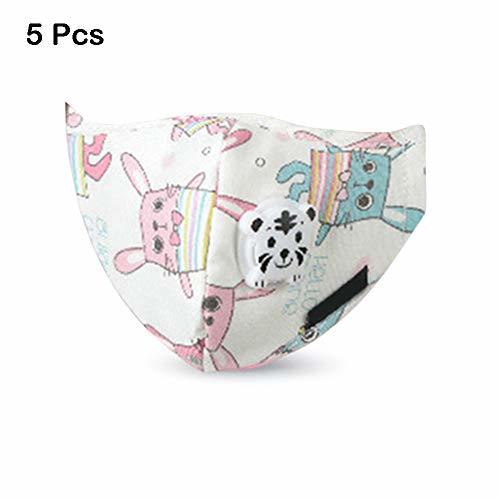 Social Eon Systems Máscaras de Algodón Para Niños P-M-2.5 Máscaras de Filtro Protección
