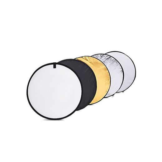 Andoer® 24 "60cm 5 en 1 Portable plegable reflector de luz de