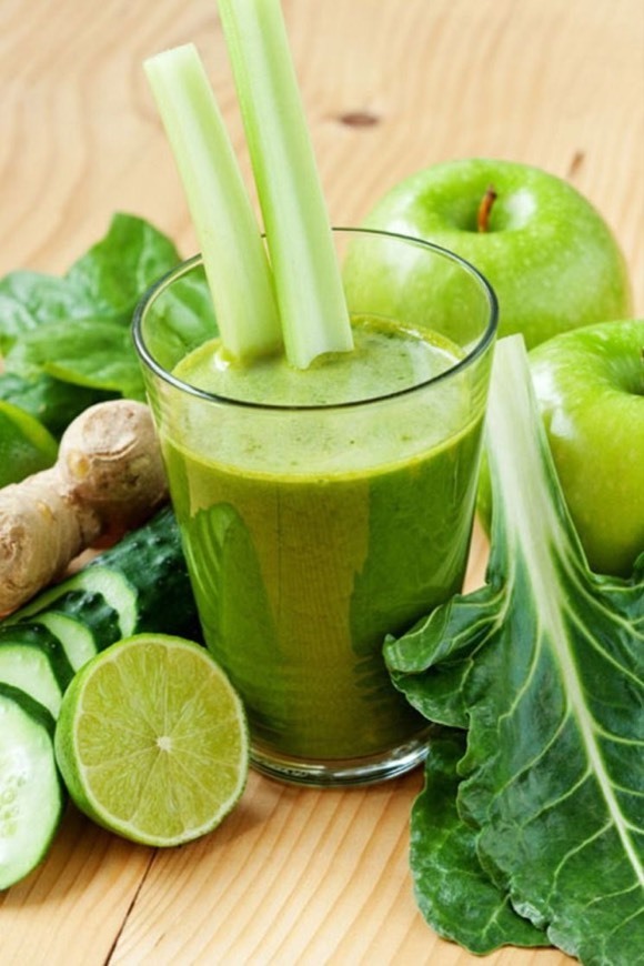 Moda Jugo verde para nutrir y desintoxicar el cuerpo 