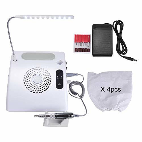 Lugar ARTNAIL Pro 3 en 1 Eléctrico Torno Uñas Taladro Clavo Aspiradora de