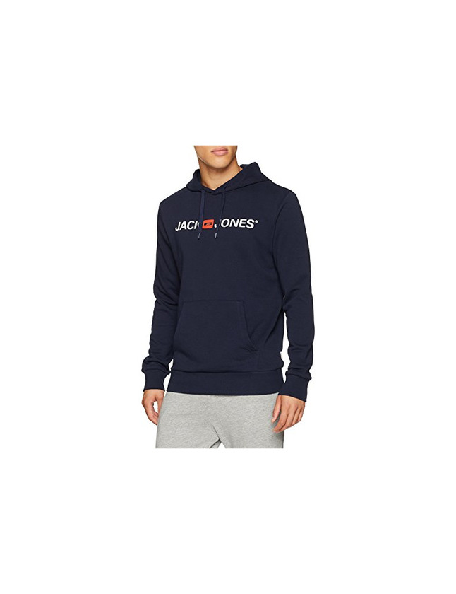 Social JACK & JONES Jjecorp Logo Sweat Hood Noos Capucha, Azul