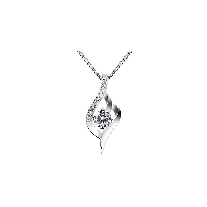 Social B.Catcher Collar Mujer Plata de Ley 925 ''Eres el amor de mi