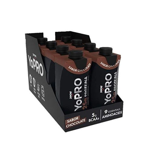 YoPRO Batido Con 25G De Proteína Sabor Chocolate 8 Unidades 2770 g