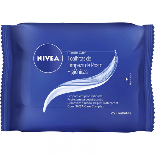 Moda Toalhitas de Limpeza Creme Care, NIVEA