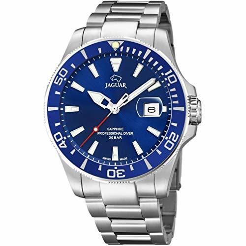 Reloj Jaguar Acamar J860/C Esfera Azul Bisel Azul 44mm diámetro