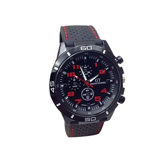 Ularma Reloj de pulsera Sport silicona de cuarzo reloj hombres