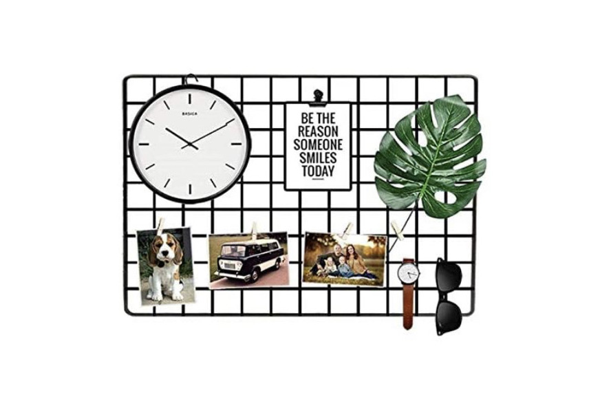 Social DIY Hierro Rejilla Cuadrícula Panel /Multifunción metal Mesh pared foto pared/Decoración de