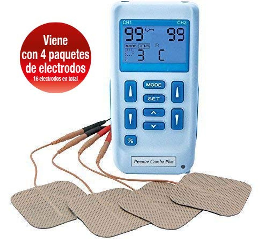 Place Premier Plus EM6300P Electroestimulador Digital Masaje EMS TENS