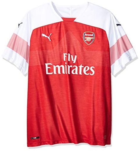 PUMA Arsenal FC Home Shirt Replica SS with EPL Sponsor Logo Jersey,