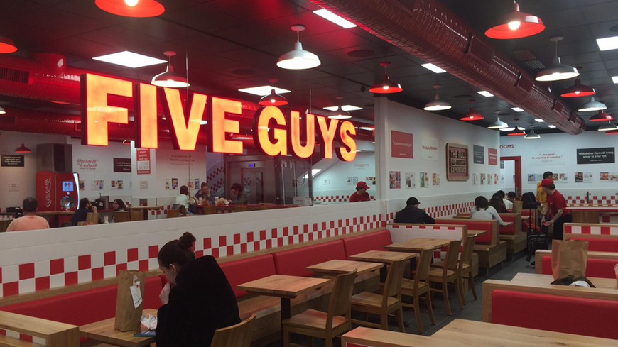 Restaurantes Five Guys - Plaza Cataluña