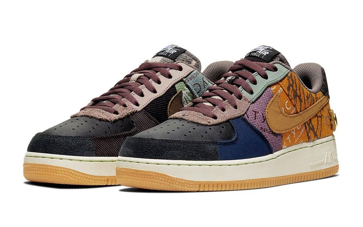Social Air force 1 travis scott fossil