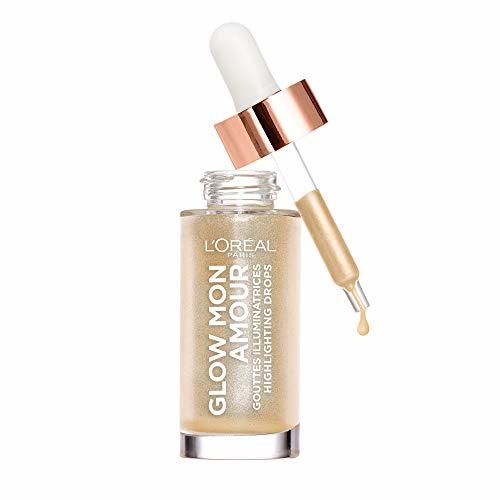 Belleza L'Oréal Paris Glow Mon Amour Highlighting Drops 01 Ivory Glow Rozświetlacz w