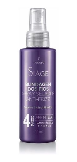 Spray Selador Anti Frizz Siáge Blindagem dos Fios 100ml - Eudora