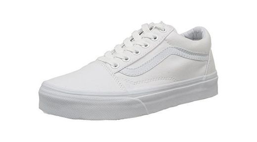 Vans Old Skool, Zapatillas Unisex Adulto, Blanco