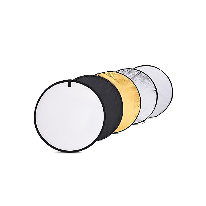 Social Andoer® 24 "60cm 5 en 1 Portable plegable reflector de luz de