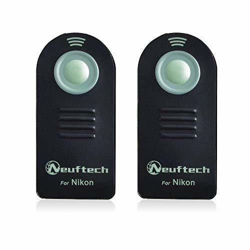 Neuftech 2x mando a distancia inalámbrico para cámaras nikon D5300