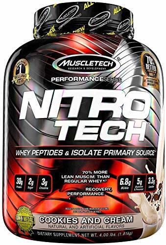 Muscletech Suplemento para Deportistas Nitro Tech Performance Series