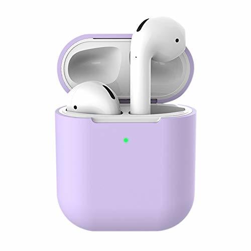 Social Funda Silicona Compatible con AirPods 2 & 1, Molylove Fundas Protectora de