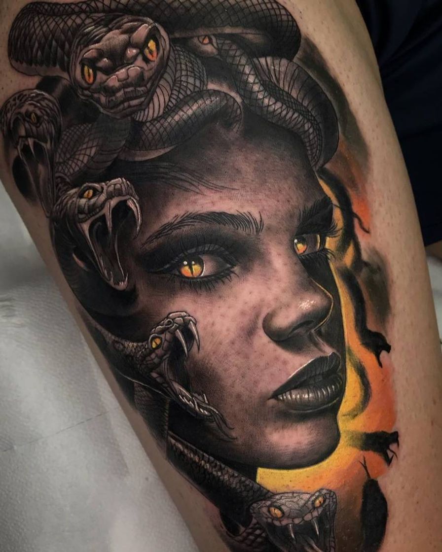 Fashion Tattoo Medusa