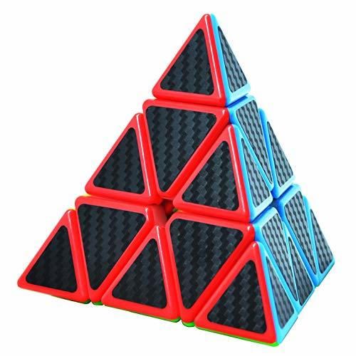 Maomaoyu Piramide Cubo 3x3 3x3x3 Profesional Pyraminx Puzzle Cubo de la Velocidad