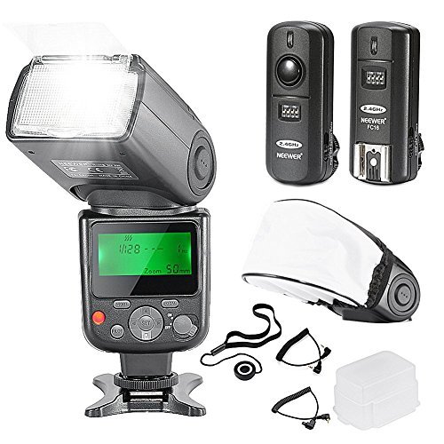 Electrónica Neewer NW-670 TTL 10081788 Flash Speedlite con Kit de pantalla LCD para