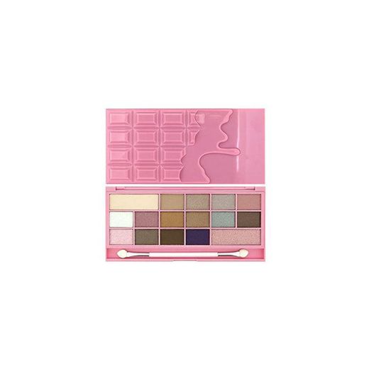 Makeup Revolution I Heart Makeup Chocolate Eyeshadow Palette Pink Fizz Paleta 16