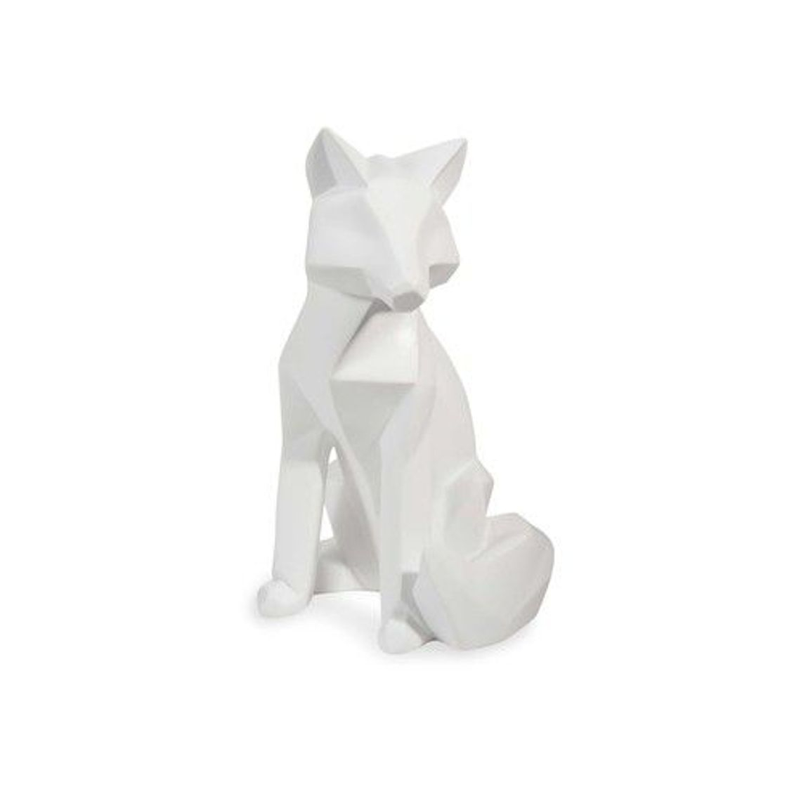 Products Figura de zorro blanco mate 56 cm