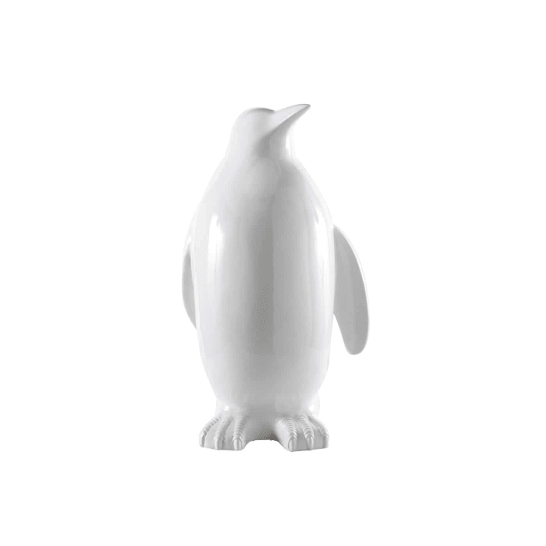 Producto Pingüino de resina blanca 88 cm 