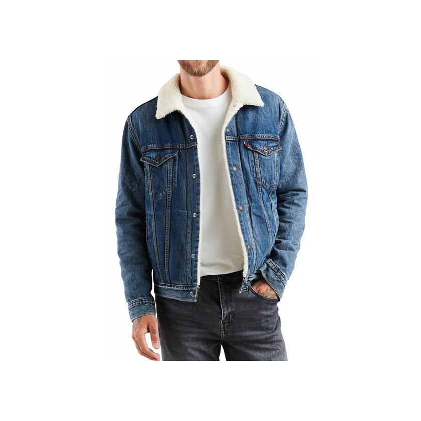 Social Levi Strauss Type 3 Sherpa Trucker
