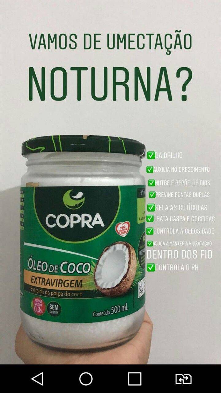 Productos O Melhor de todos o óleo de coco