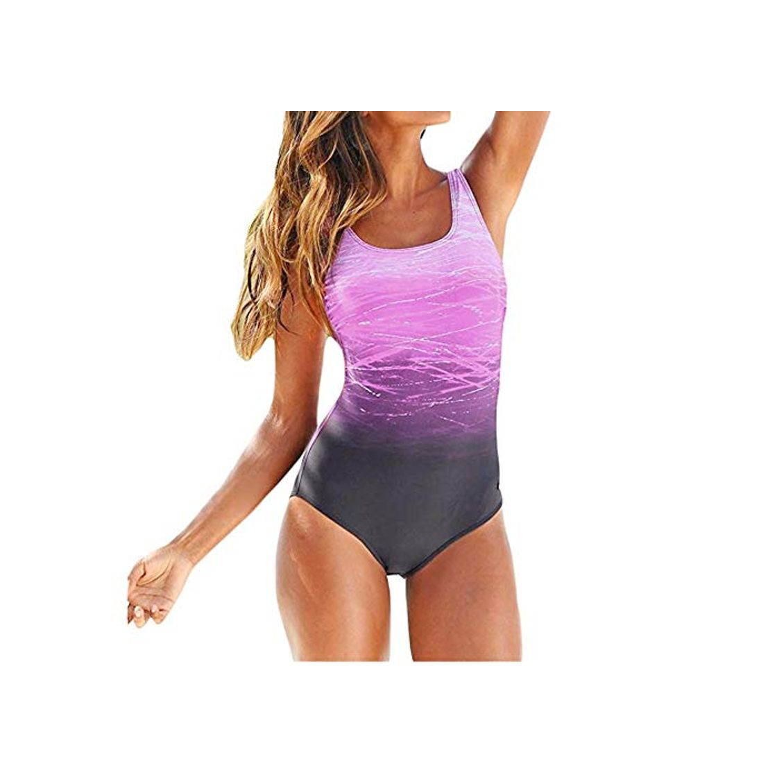 Social Sweetneed Bañadores de Mujer Traje de una Pieza con Relleno Bañador Push