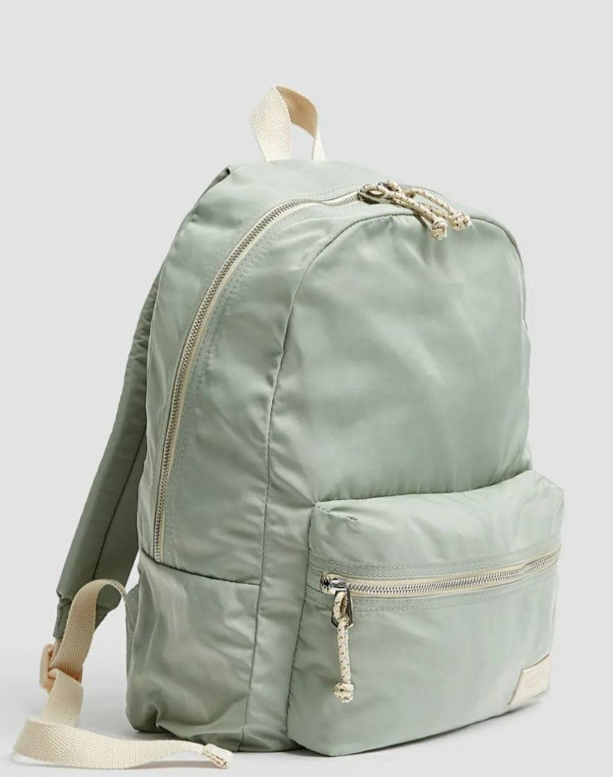 Fashion Mochila pull and bear verde agua 