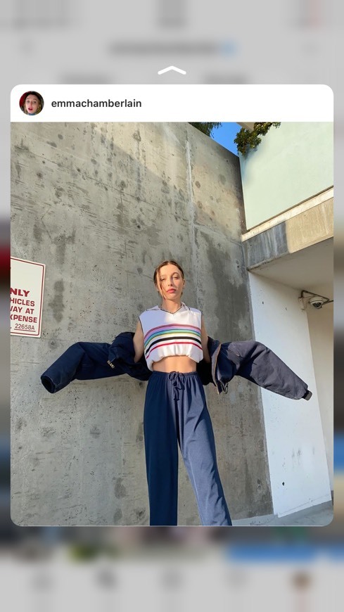 Moda @emmachamberlain