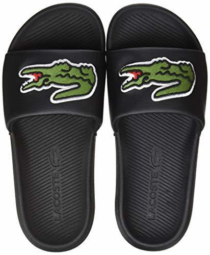 Moda Lacoste Croco Slide 319 4 Us Cfa, Sandalias de Punta Descubierta para