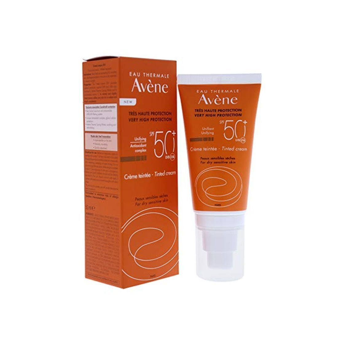 Belleza AVENE Crema Coloreada Pieles Sensibles SPF50+ 50ML