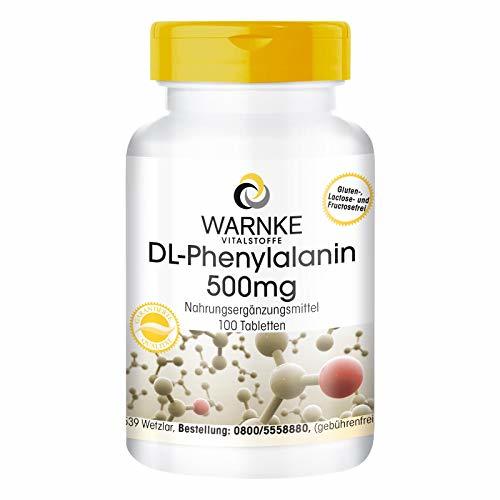 Product DL-Fenilalanina 500mg – 100 comprimidos