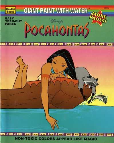 Book Super Paint with Water Pocahon